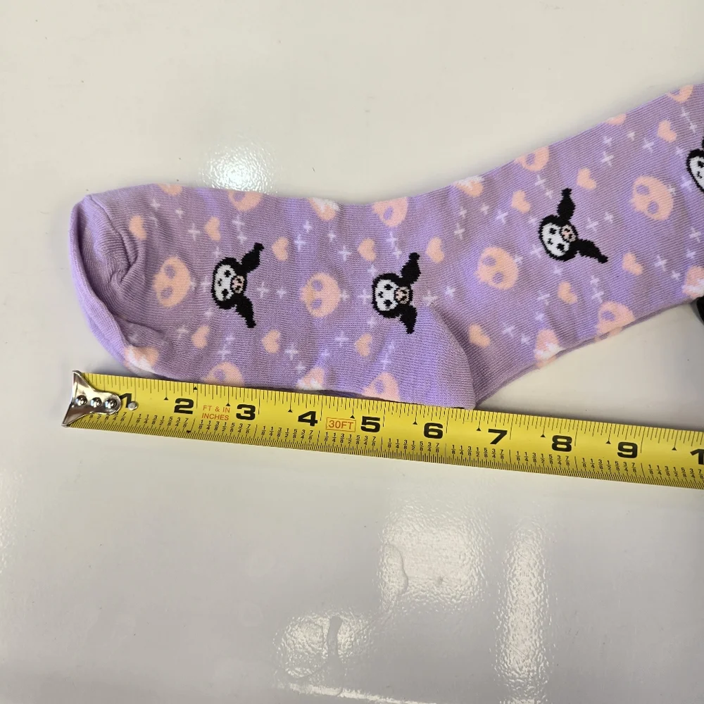 🍒🍒 Purple Kuromi Crew Socks